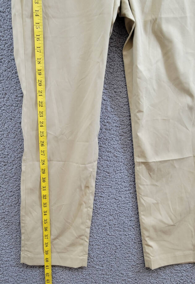 Polo Ralph Lauren Tailored Fit Performance Chino Pants Men's 33/30 Khaki Zip Fly
