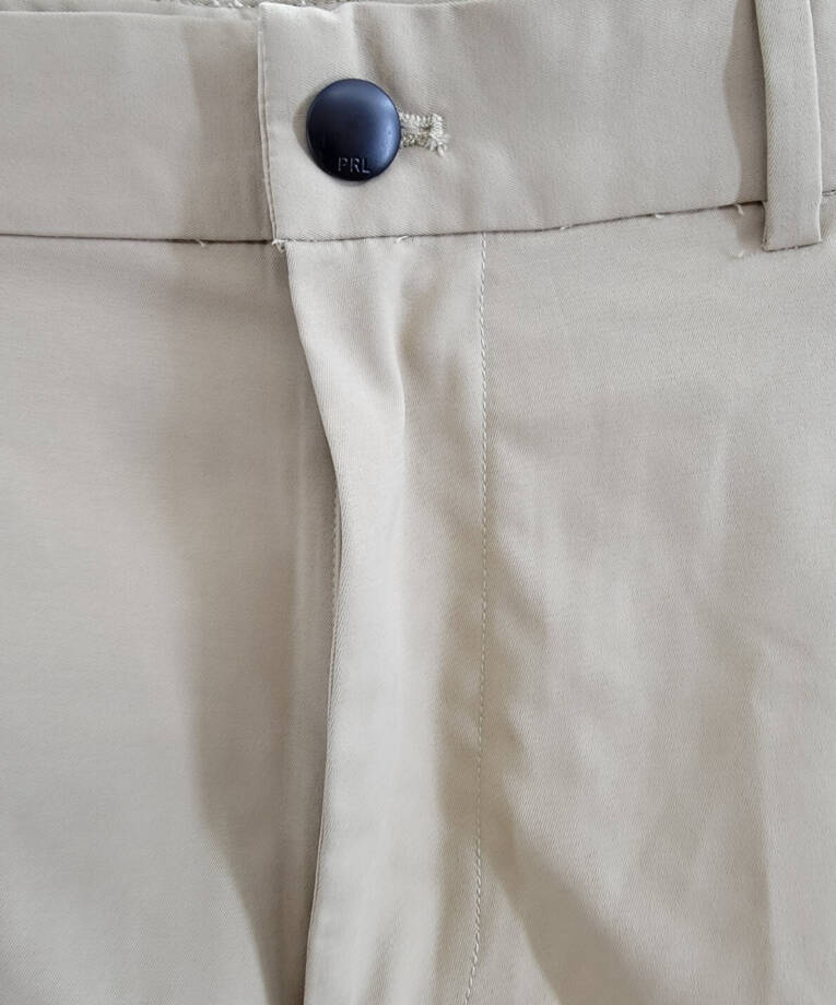 Polo Ralph Lauren Tailored Fit Performance Chino Pants Men's 33/30 Khaki Zip Fly