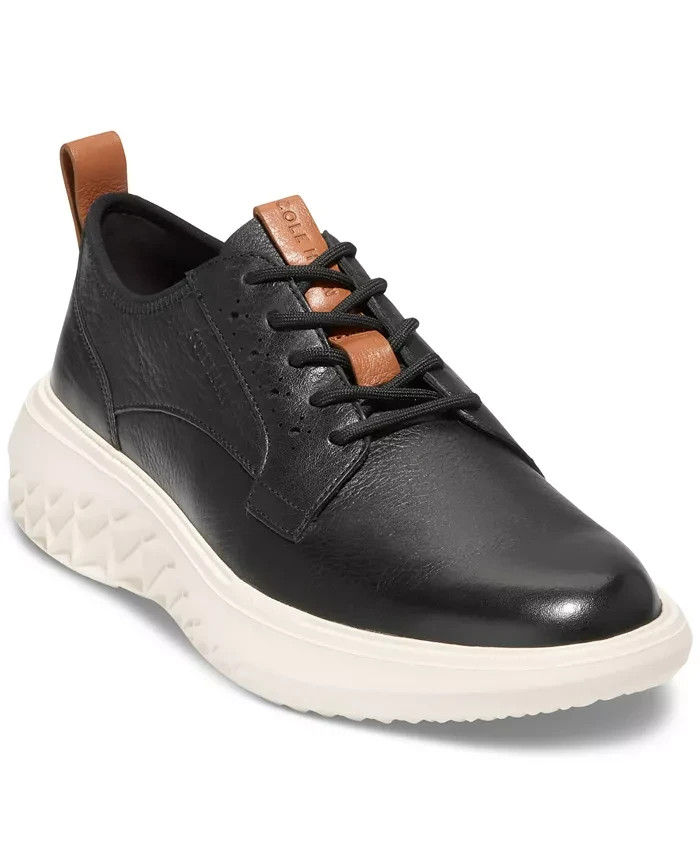 Cole Haan ZERØGRAND WFA Plain Toe Oxfords Sneakers Men's 9M Black/Ivory Lace Up