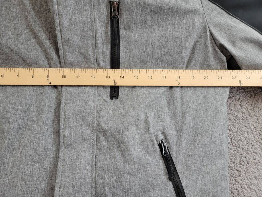 Club Room 3-in-1 Hooded Jacket Men's S Black/Gray Heather Snap Zip Closure L/S