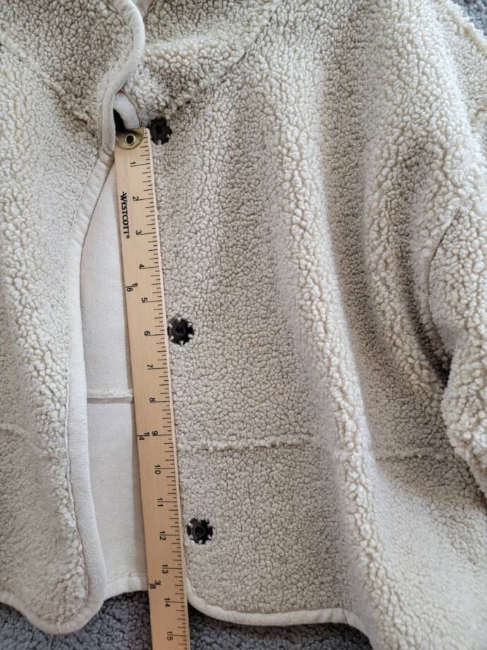 Velvet by Graham & Spencer Kelly Reversible Faux Shearling Crop Jacket Women's S
