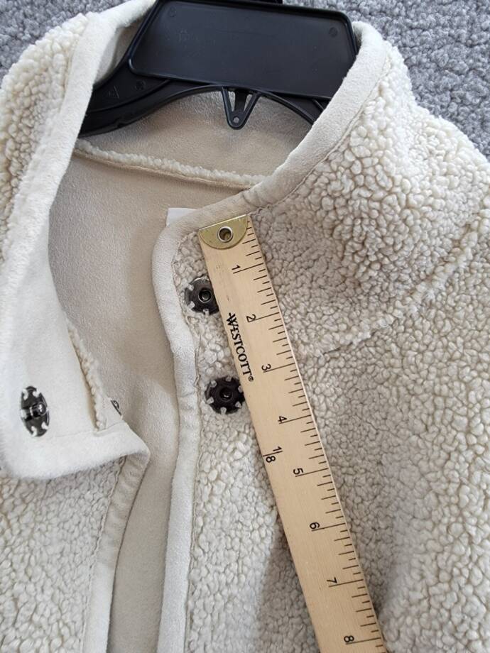 Velvet by Graham & Spencer Kelly Reversible Faux Shearling Crop Jacket Women's S