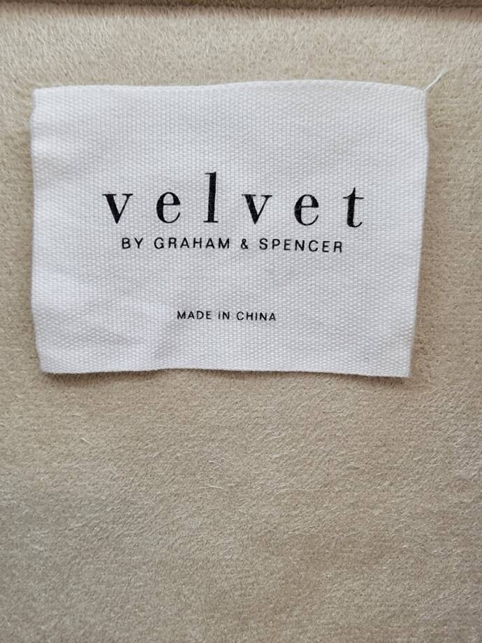 Velvet by Graham & Spencer Kelly Reversible Faux Shearling Crop Jacket Women's S