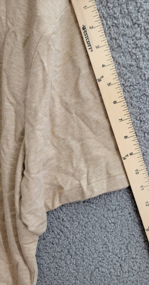 Polo Ralph Lauren Classic-Fit Linen Blend Mesh Polo Shirt Mens XXL Classic Camel