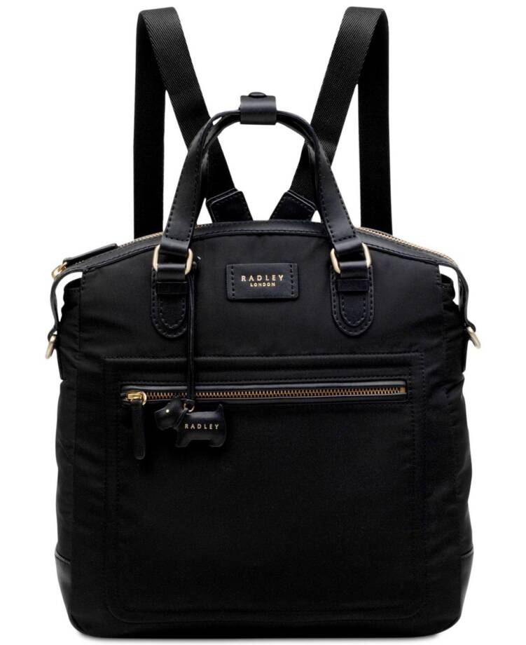 Radley London Spring Park Domed Backpack Women's Black Removable/Adjustable