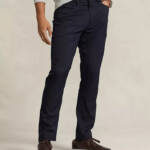 Polo Ralph Lauren Slim-Fit Performance Chino Pants Men's 36-30 Navy Button Zip