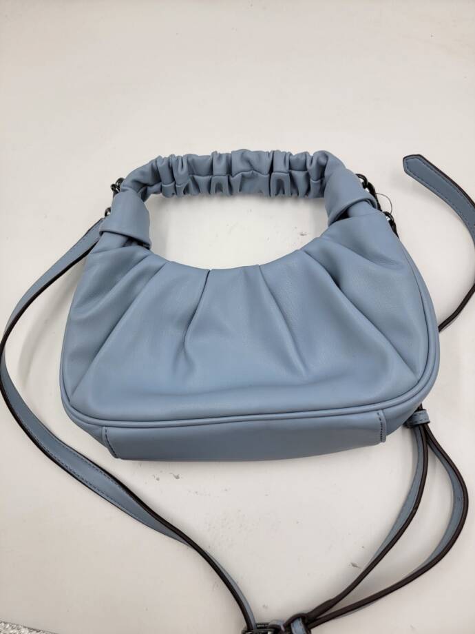 DKNY Reese Demi Crossbody Handbag Women's Blue Moon Magnetic Adjustable Strap