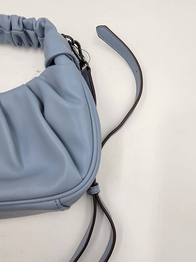 DKNY Reese Demi Crossbody Handbag Women's Blue Moon Magnetic Adjustable Strap