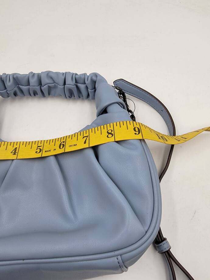 DKNY Reese Demi Crossbody Handbag Women's Blue Moon Magnetic Adjustable Strap