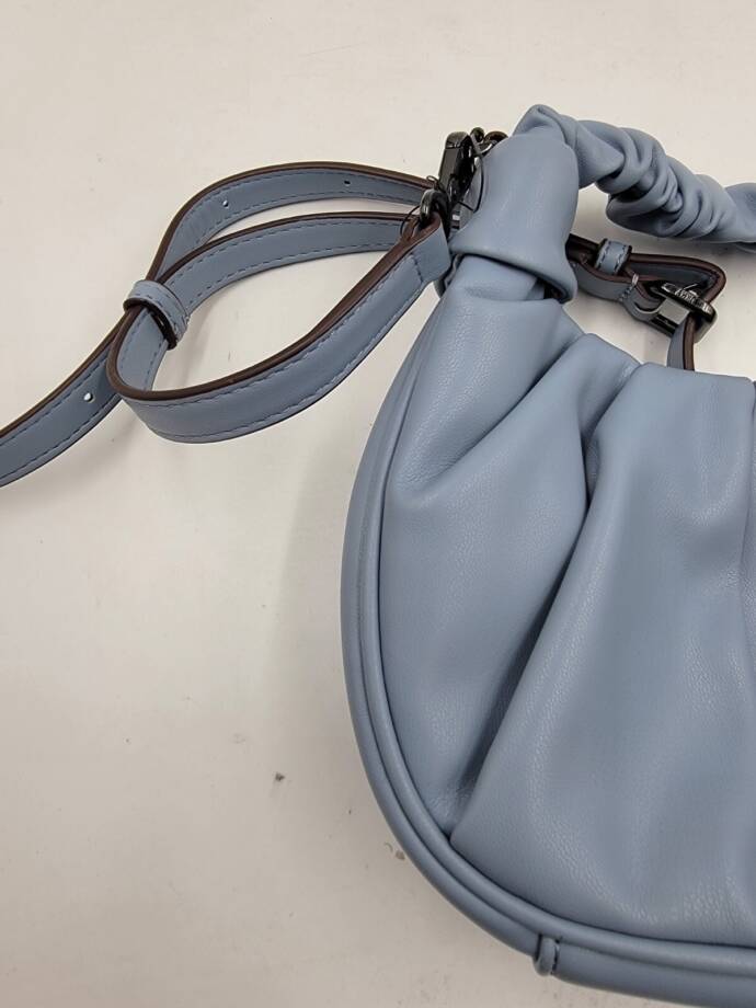 DKNY Reese Demi Crossbody Handbag Women's Blue Moon Magnetic Adjustable Strap