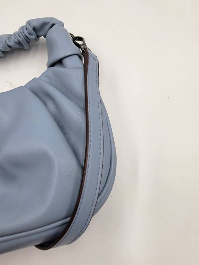 DKNY Reese Demi Crossbody Handbag Women's Blue Moon Magnetic Adjustable Strap