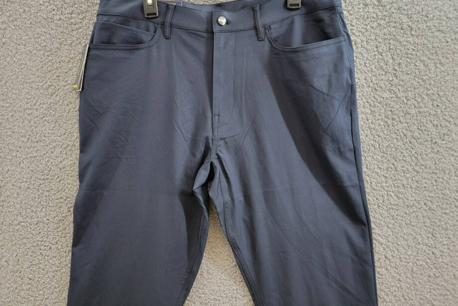Polo Ralph Lauren Slim-Fit Performance Chino Pants Men's 36-30 Navy Button Zip