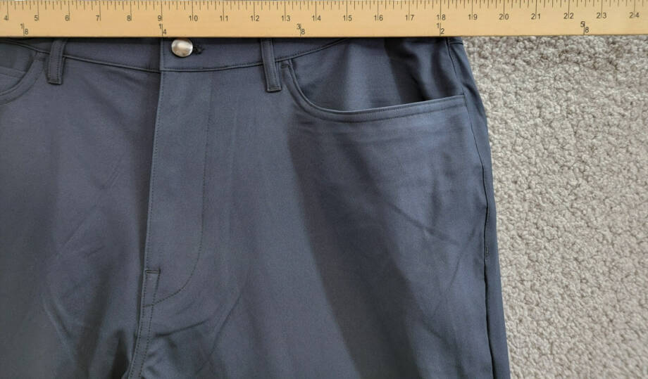 Polo Ralph Lauren Slim-Fit Performance Chino Pants Men's 36-30 Navy Button Zip