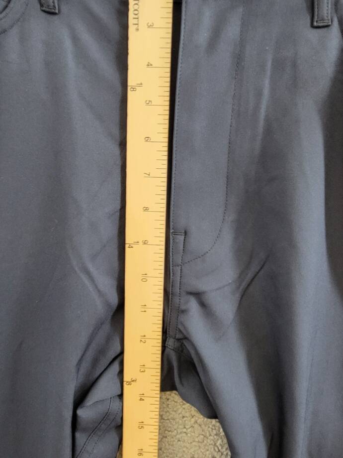 Polo Ralph Lauren Slim-Fit Performance Chino Pants Men's 36-30 Navy Button Zip