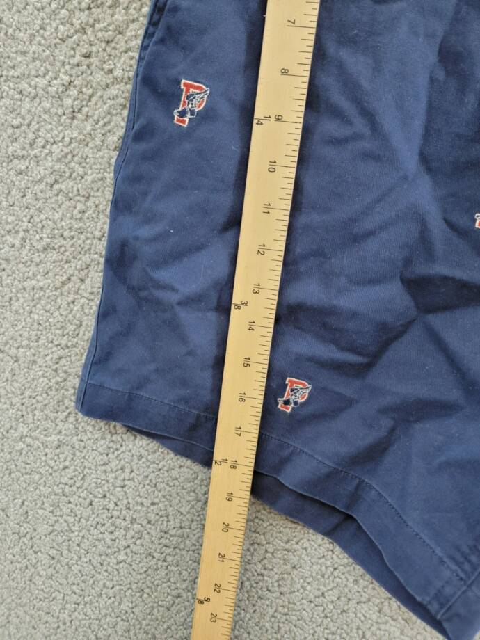 Polo Ralph Lauren 6-Inch Polo Prepster P-Wing Shorts Men's XXL Navy Button Zip