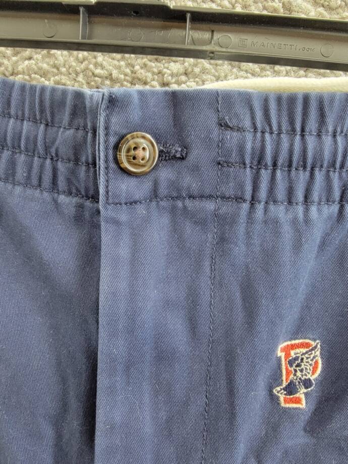Polo Ralph Lauren 6-Inch Polo Prepster P-Wing Shorts Men's XXL Navy Button Zip