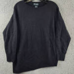 C by Bloomingdale's Cashmere Boat Neck Side Slit Asymmetrical Sweater Women's XS