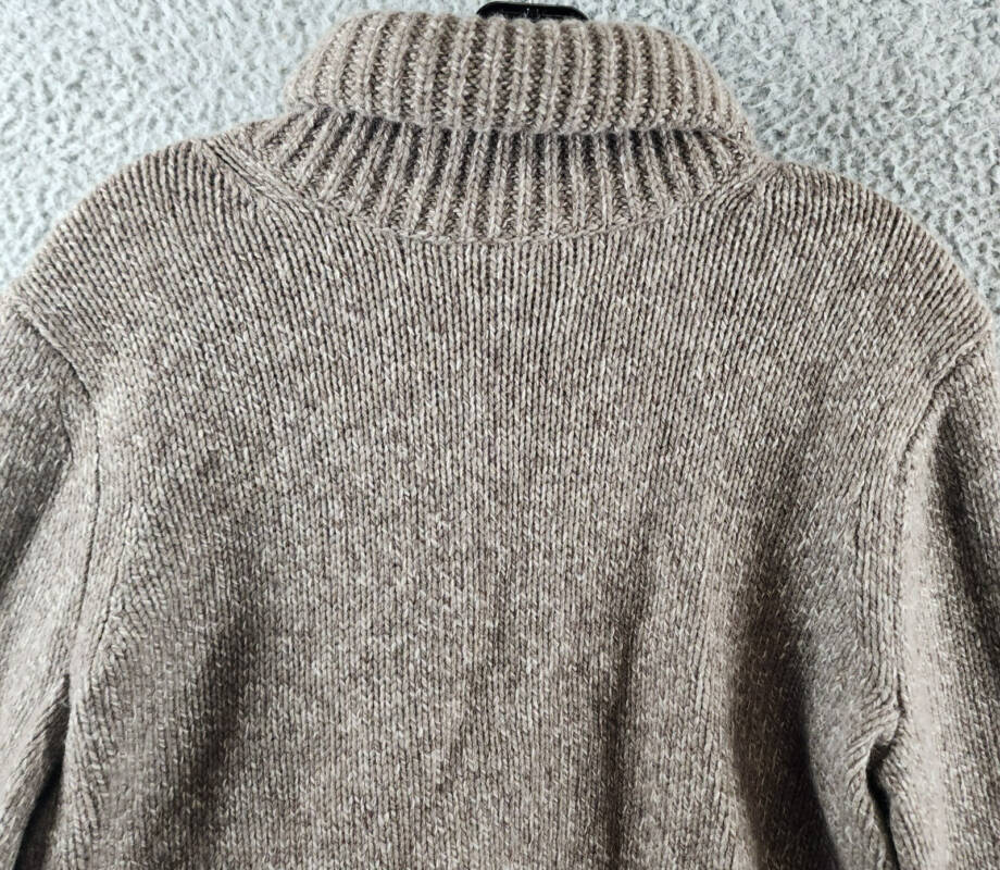 Polo Ralph Lauren Wool & Cashmere Turtleneck Sweater Women's S Brown Marle L/S