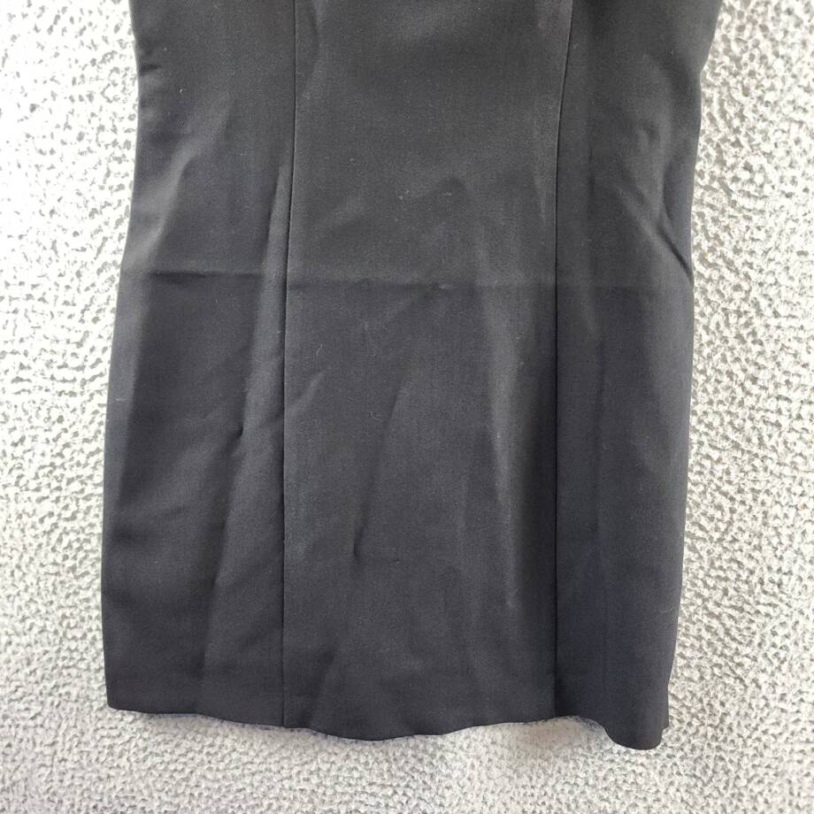 French Connection Azra Corset Strap Mini Dress Women's 6 Black/Cream Back Zip