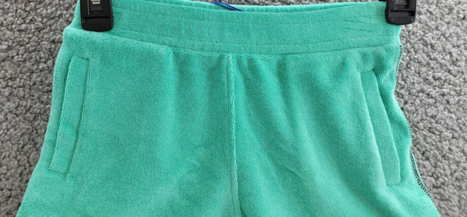 Burberry Equestrian Knight-Embroidered Toweling Shorts Baby Girls Jade 4Y