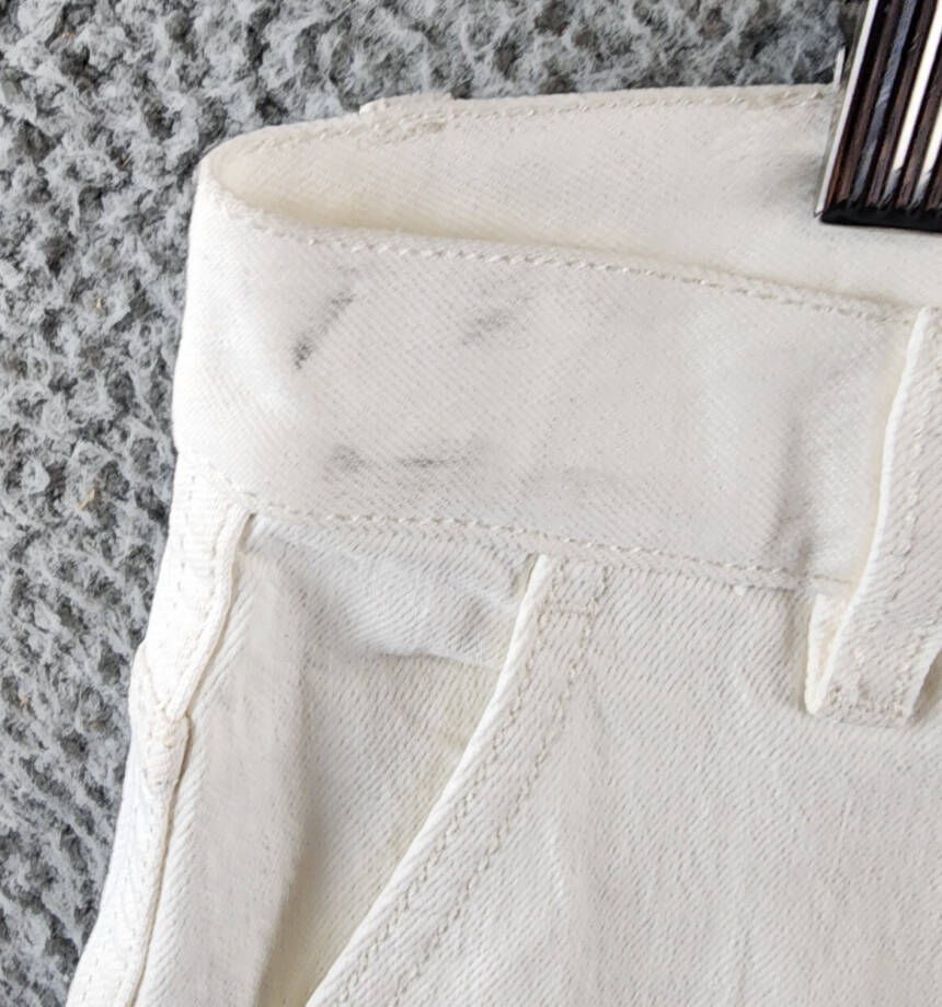 REBECCA MINKOFF Relaxed Cargo Pants Women's 30 Alabaster Button Zip Closure