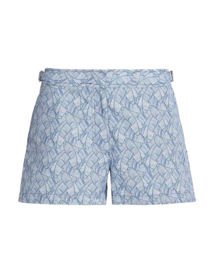 Orlebar Brown Quick Dry Tailored Fit Swim Short Men's Blue Pockets Zip XS
