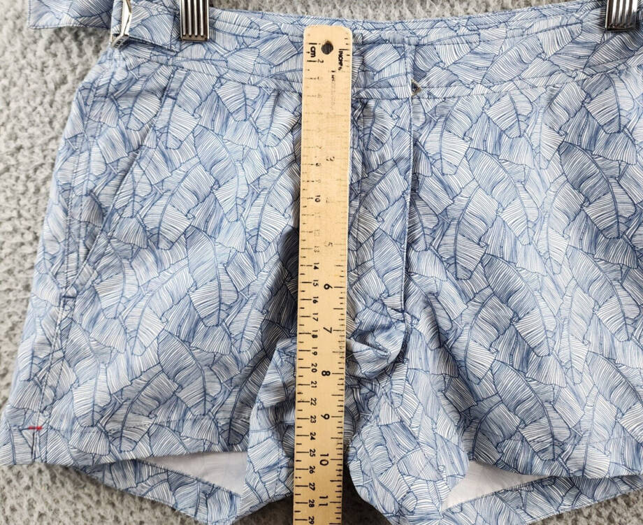 Orlebar Brown Quick Dry Tailored Fit Swim Short Men's Blue Pockets Zip XS