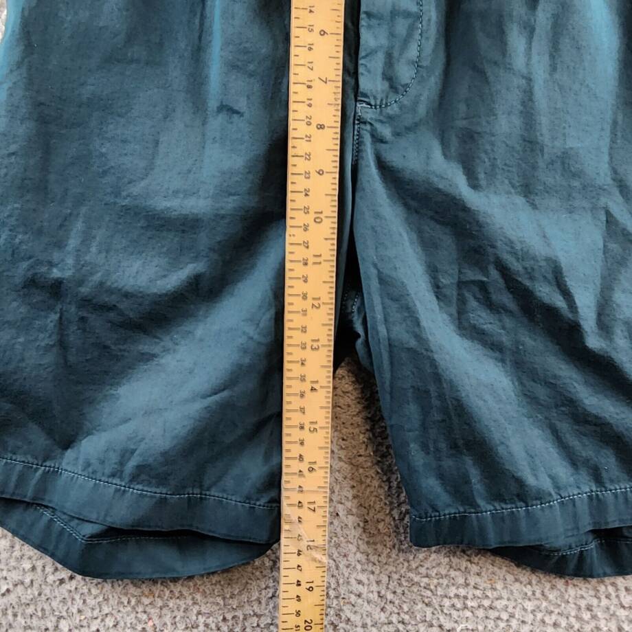 Norse Projects Ezra Elasticized Waist Shorts Men's S Deep Marine Zipper Fly