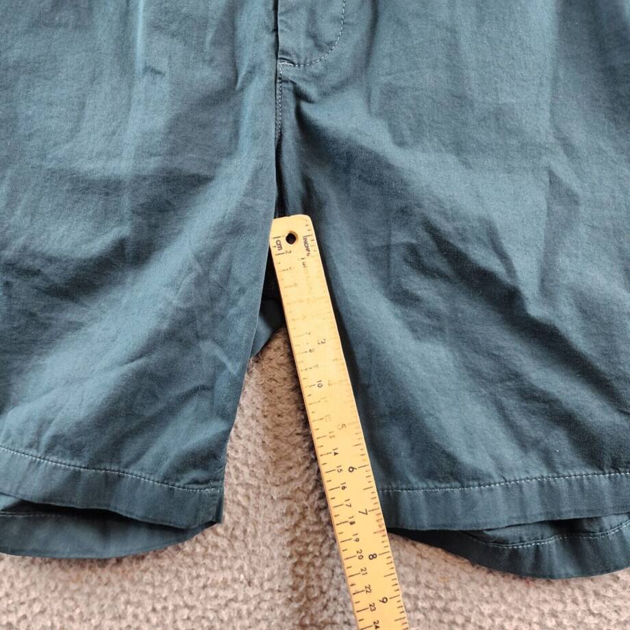 Norse Projects Ezra Elasticized Waist Shorts Men's S Deep Marine Zipper Fly