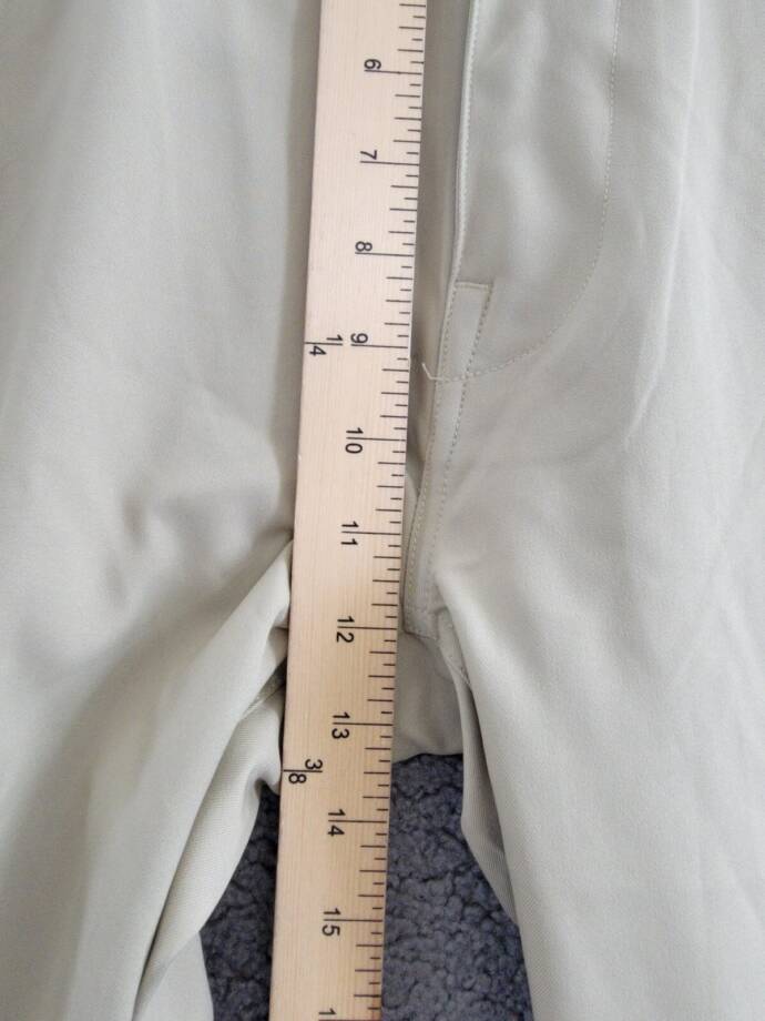 Polo Ralph Lauren Slim-Fit Performance Chino Pants Men's 34/30 Khaki Button Zip