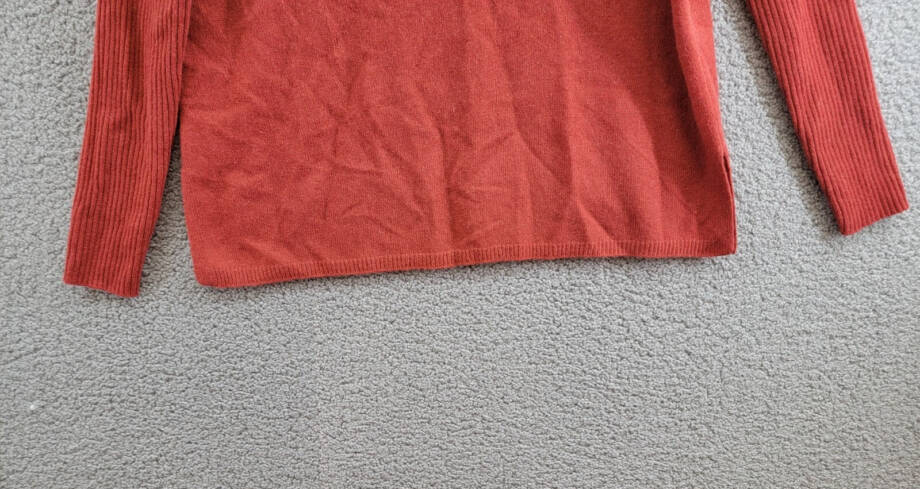 C By Bloomingdale's Cashmere Ribbed Sleeve Cashmere Sweater Women S Dark Sienna