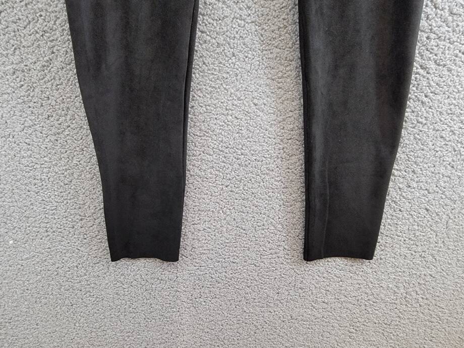 Splendid Faux Suede Leggings Women's Large Black Pull-On Style