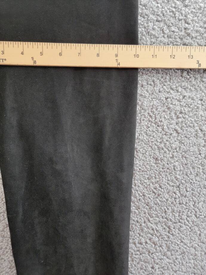 Splendid Faux Suede Leggings Women's Large Black Pull-On Style