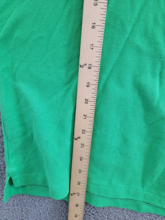 Polo Ralph Lauren Classic-Fit Mesh Polo Shirt Mens S Green Short Sleeve Pullover