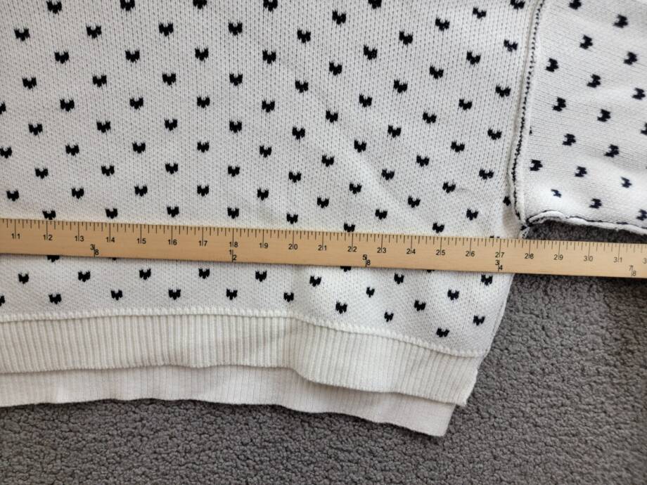 Free People Heart Easy Street Crop Sweater Women's L Black Long Sleeve Pullover