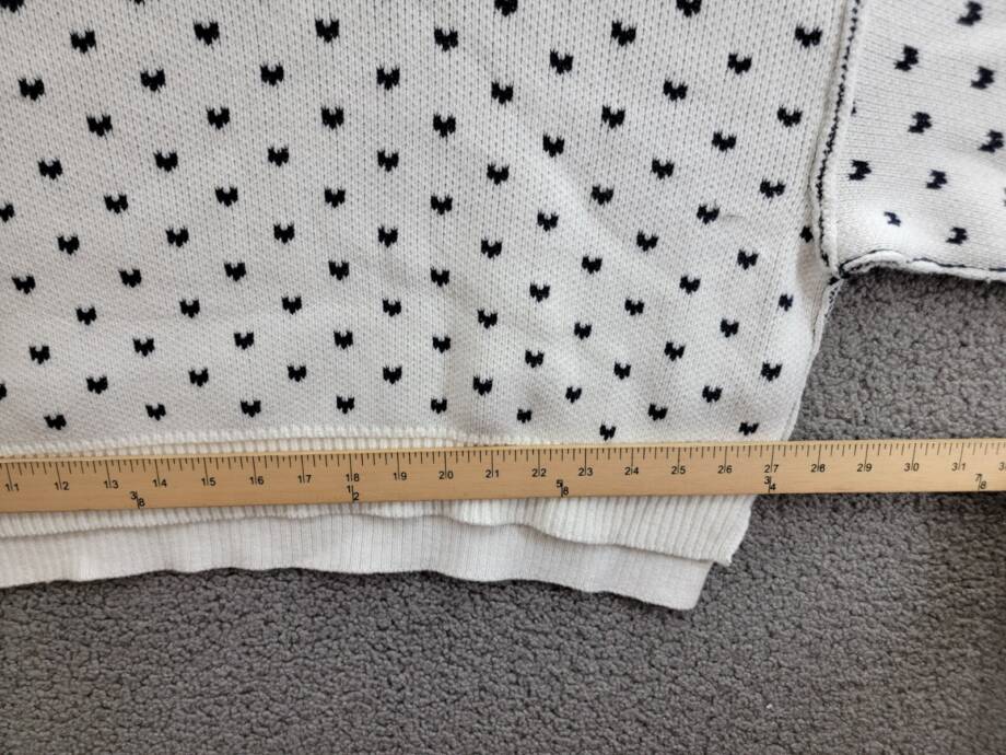 Free People Heart Easy Street Crop Sweater Women's L Black Long Sleeve Pullover