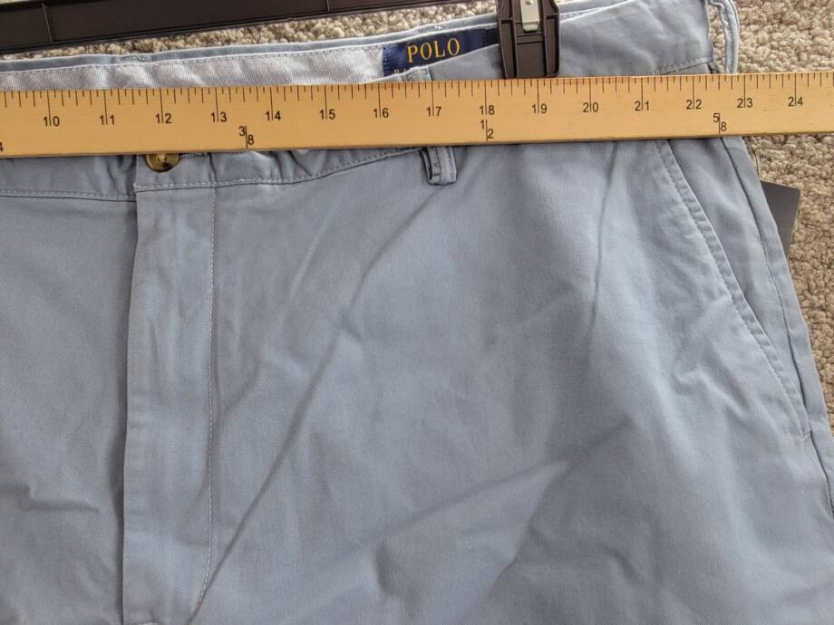 Polo Ralph Lauren Big & Tall Stretch Classic-Fit Chino Shorts Men's 44 Blue