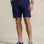 Polo Ralph Lauren Big & Tall Classic-Fit Chino Shorts Men's 42T Navy Button Zip