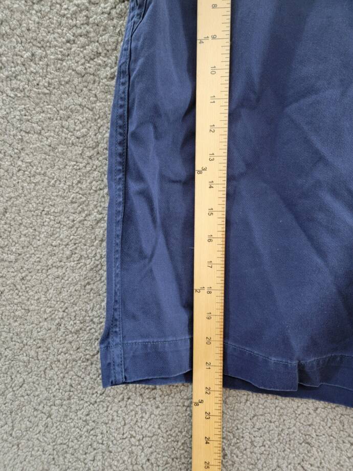 Polo Ralph Lauren Big & Tall Classic-Fit Chino Shorts Men's 42T Navy Button Zip