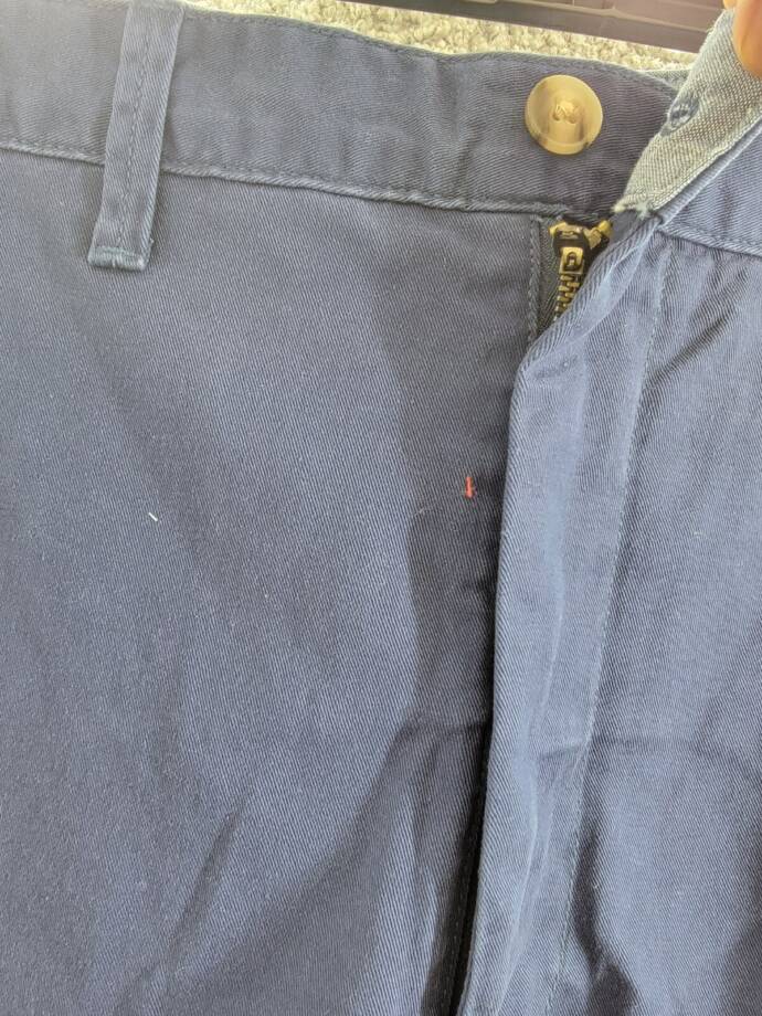 Polo Ralph Lauren Big & Tall Classic-Fit Chino Shorts Men's 42T Navy Button Zip