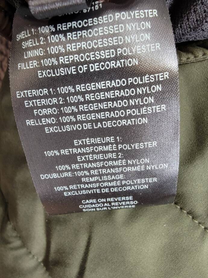BASS OUTDOOR Colorblocked Padded Shacket Men's XL Green Snap Front Closure L/S