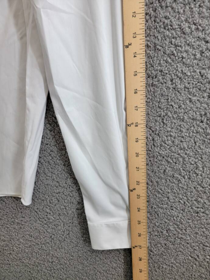Calvin Klein Infinite Color Regular Fit Dress Shirt Men's M 15-15.5 34-35 White
