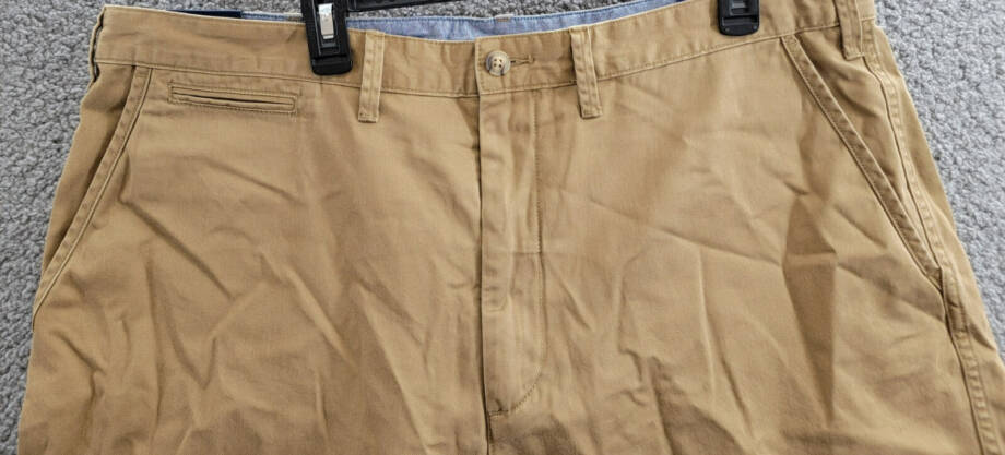 Polo Ralph Lauren 8-Inch Relaxed Fit Chino Shorts Men's 40 Sandsurf Button Zip