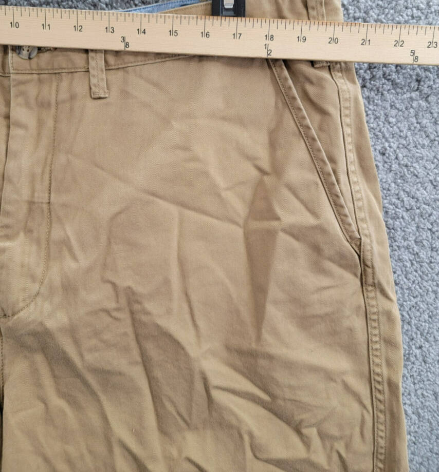 Polo Ralph Lauren 8-Inch Relaxed Fit Chino Shorts Men's 40 Sandsurf Button Zip