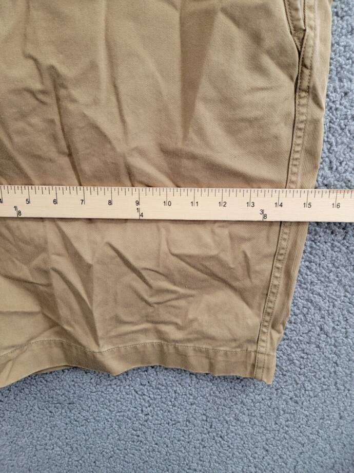 Polo Ralph Lauren 8-Inch Relaxed Fit Chino Shorts Men's 40 Sandsurf Button Zip