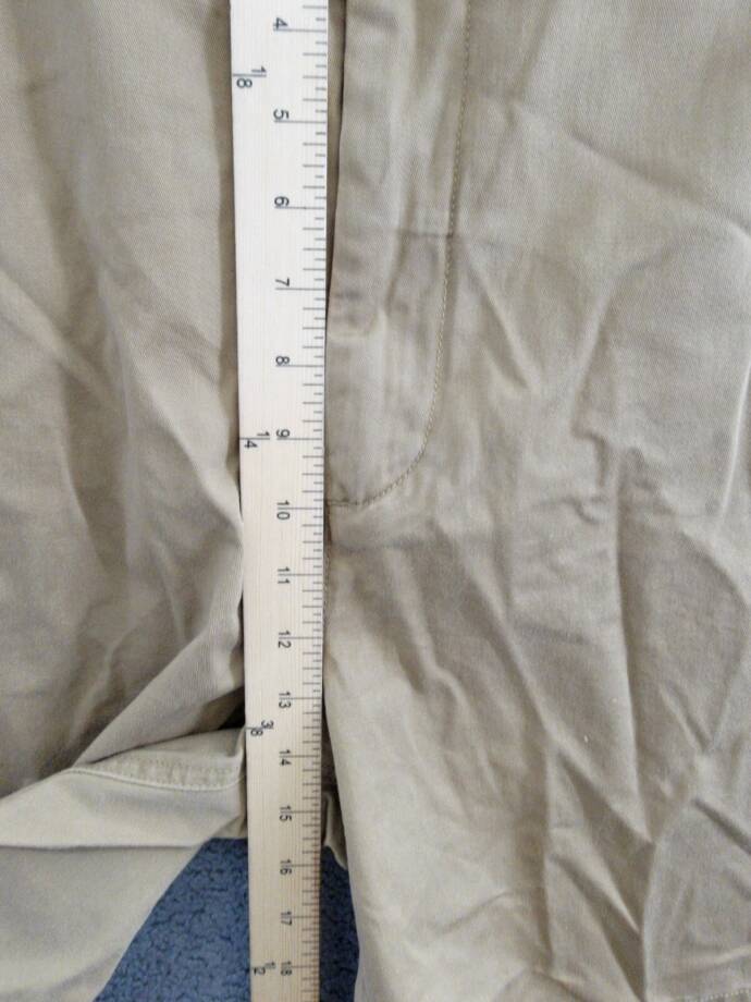 Polo Ralph Lauren 8-Inch Relaxed Fit Chino Shorts Men's 40 Sandsurf Button Zip