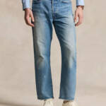 Polo Ralph Lauren Heritage Straight-Fit Distressed Jeans Men's 38x32 Habana~