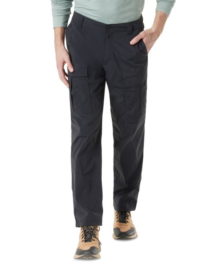 BASS OUTDOOR Regular-Fit Stretch Performance Cargo Pants Men's 42 Caviar Solid