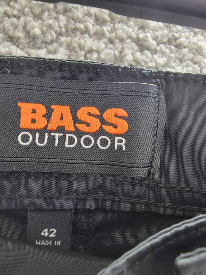 BASS OUTDOOR Regular-Fit Stretch Performance Cargo Pants Men's 42 Caviar Solid