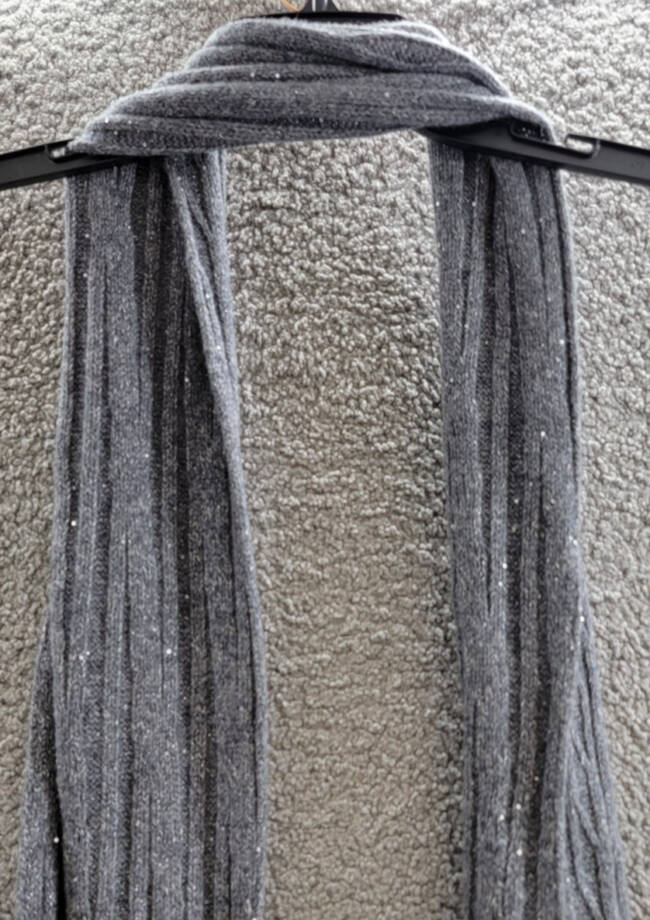 Adrienne Landau Wool The Lyla Scarf Women's One Size Storm Front